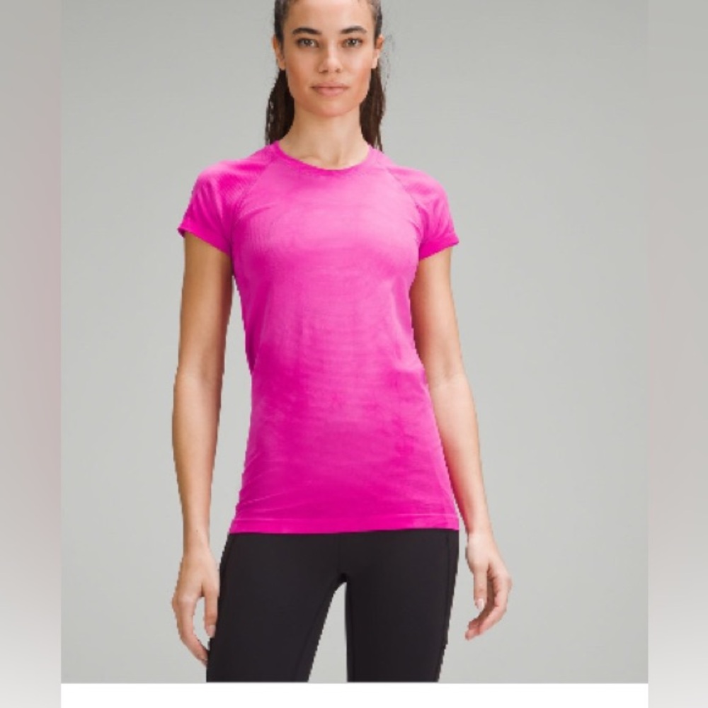 Lululemon Swiftly Tech Short-Sleeve Shirt 2.0 | Marble Dye Sonic Pink